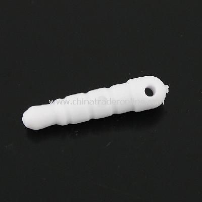 50PCS Earphone 3.5 mm Ear Cap Dock Dust Plug for Apple iPhone iPod Cell Phone from China