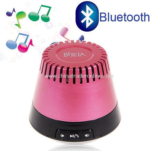 Pink Bluetooth speaker Bei Bei AUX audio input lithium battery calls mini portable speaker from China