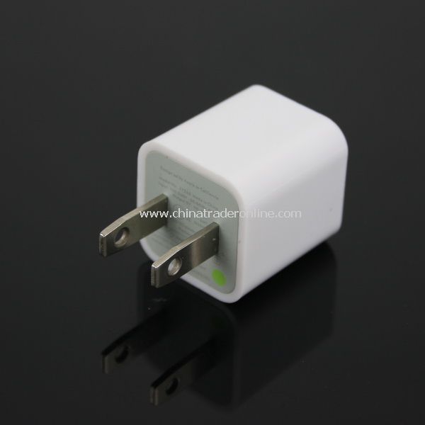 US AC to USB Power Charger Adapter Plug for iPod iPhone from China