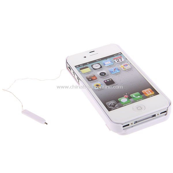 White Retro Painting Board Case Magic Drawing Cover for iPhone 4 4S