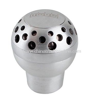 Aluminum Universal Round Car Gear Shift Stick Knob Momo (Silver)