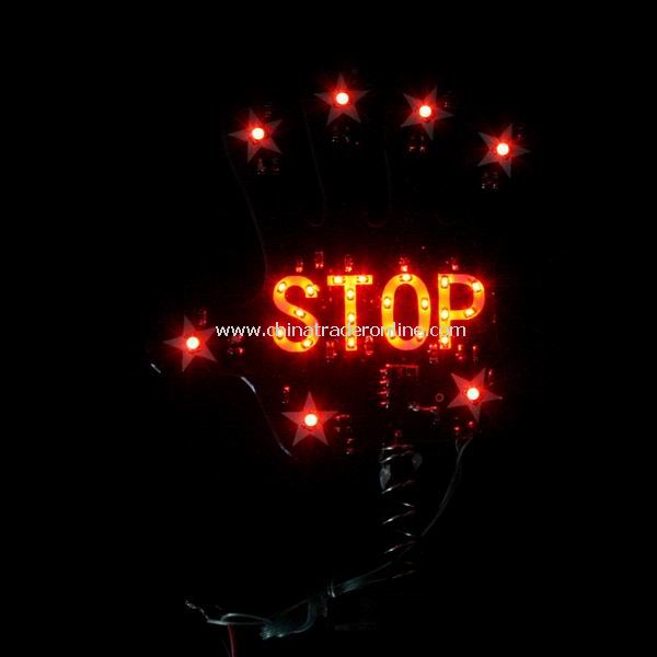 Black Palm Stop Sign Shake Car Truck LED Night Light from China