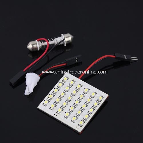 Replacement 1206 SMD 30-LED Car Roof Light Lamp Bulb White