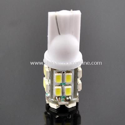 T10 3024 Bulb Wedge Car 24-LED SMD White Light New from China