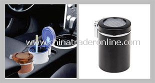 Convenient Automatic Car Blu-ray Light Ashtray Holders from China