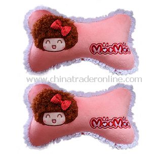 Soft Pattern Design Cotton Car Pillow from China