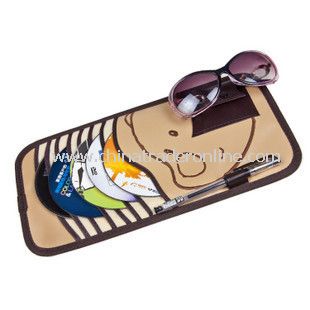 Stylish Car Decorations Sunshade Square CD Cases