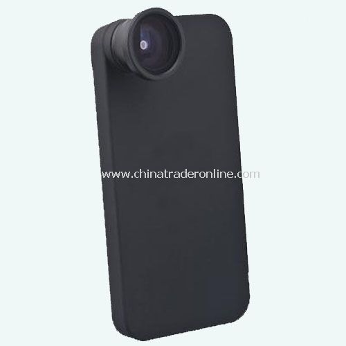 180° Wide Fish Eye Lens + Back Cover for iPhone 4 from China