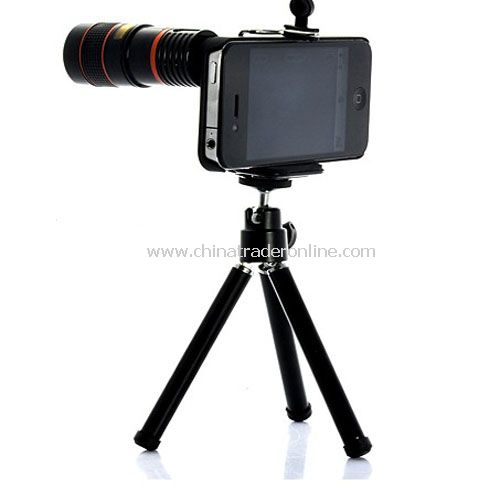 8 X Zoom Optical Telescope Camera Lens For iPhone 4 NEW from China