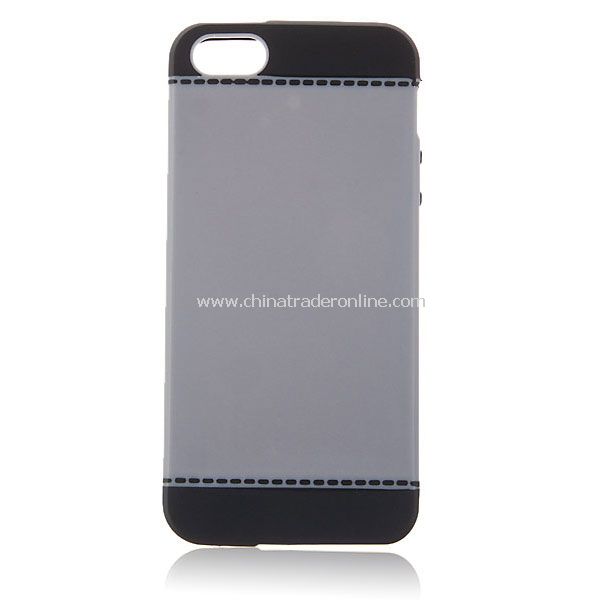 Cool Two-tone Plastic Hard Case for iPhone 5 from China