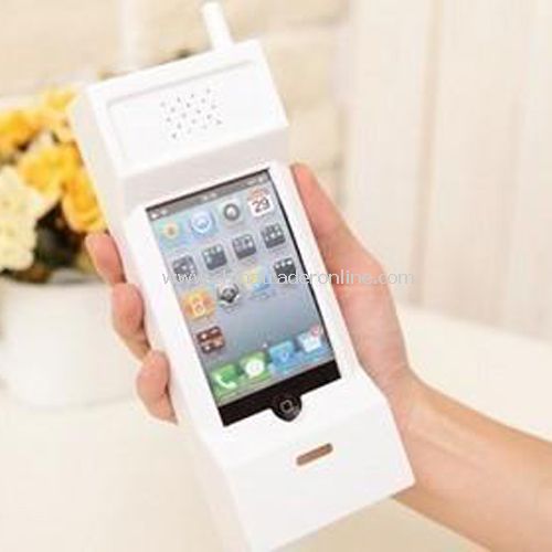 IPhone4/4S mobile phone shell protective sleeve mobile white PC material from China