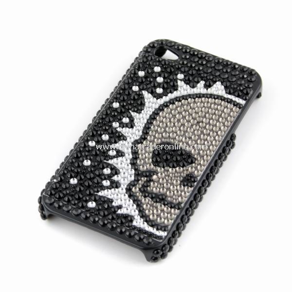 Rhinestone Skull Bling HARD BACK CASE Cover for Apple iPhone 4G 4 New from China