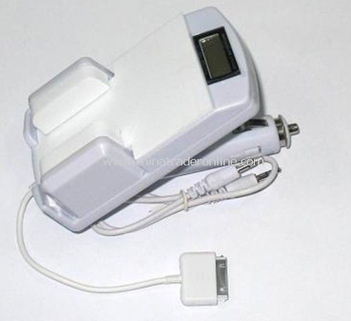 FM Transmitter For iPod iPhone Car Kit Adapter from China