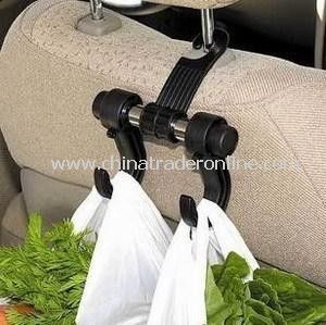 Multipurpose PP Double Car Seat Hooks