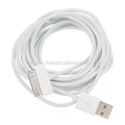10ft feet Dock Connector CABLE FOR APPLE iPHONE 4S Extra Long USB DATA USA 3M
