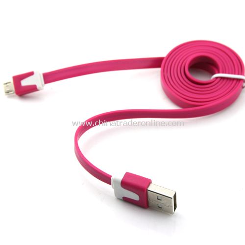 Double color purple USB 2 micro USB interface data wire data transmission line from China