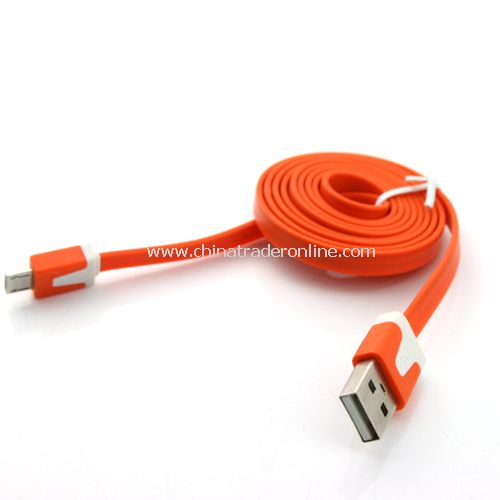 Double color USB 2 micro USB interface data wire data transmission line from China