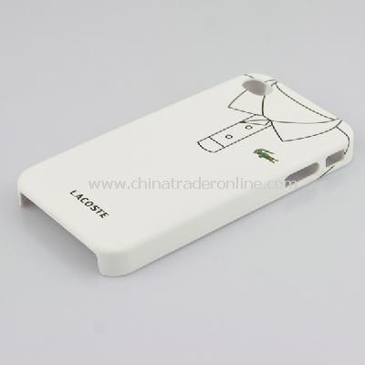New T-shirt Hard Cover Case for Apple iPhone 4 4G White from China