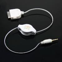 Car Stereo Dock Connector to Aux 3.5mm Audio Cable for iPod from China