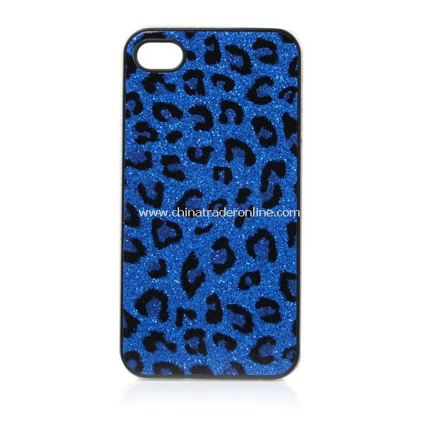 Deep Blue Leopard HARD CASE COVER for Apple iPhone 4 4G