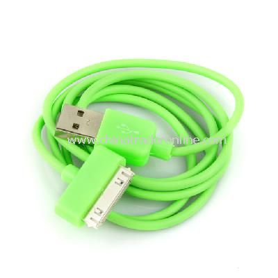 New USB Data Charger Cable Cord for Apple iPhone iPod iTouch Green