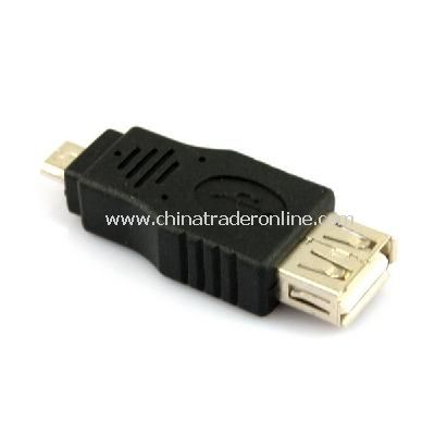 Standard USB 2.0 Female to Micro Male Adapter Converter from China