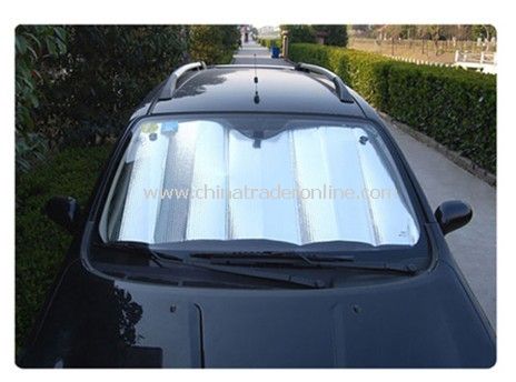 Foldable Metallic Auto Car Sun Visor Reflective Shade Windshield Window Cover