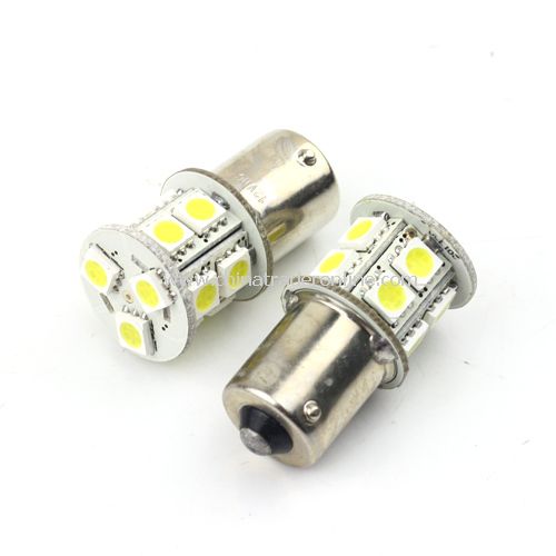 High quality 1156 single contact car LED turn light/backup light/brake lamp and head 5050 SMD from China