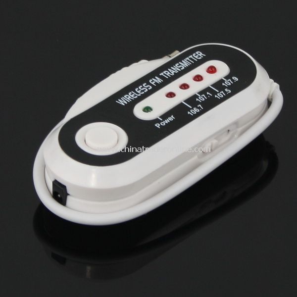 Wireless Car FM Transmitter for iPod&iPhone&MP3 Player