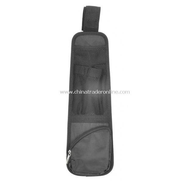 Universal Car Seat Chair Side Multi Pockets Storage Bag – Black