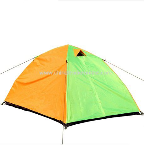 2 person Double layer outdoor camping tent from China