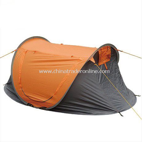 2 person Single layer outdoor camping tent assorted color from China