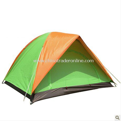 3-4 person Double layer outdoor camping tent from China