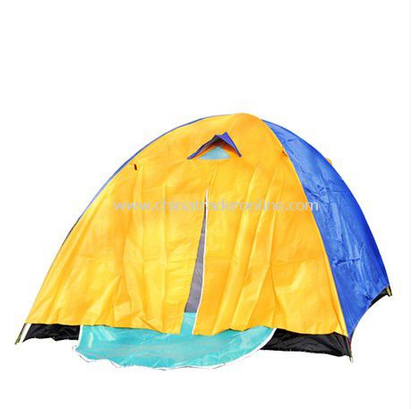 6 person Double layer outdoor camping tent from China