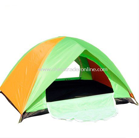 Double person Double layer with window outdoor camping tent