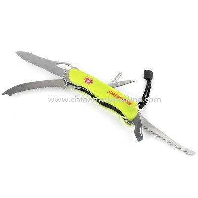 Multifunction Camping Survival Pocket Tools Knife Saw from China