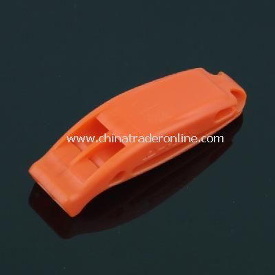 New FLEX Plastic Double-frequency Whistle Orange from China