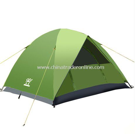 Sun Block 3-4 person Double layer outdoor camping tent from China