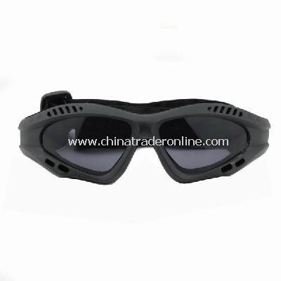 TOP NEW SUNGLASSES GOGGLES WITH STRAP LEASH Black from China
