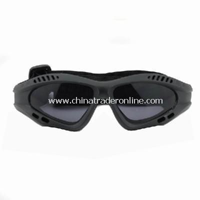 TOP NEW SUNGLASSES GOGGLES WITH STRAP LEASH Black