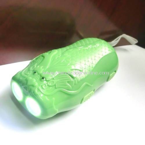 With Dragonscale hand pressure charging Lamps Flashlight / torch Long Random color