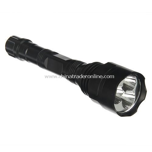 High Power 1-mode 3800 Lumens 3X CREE XM-L T6 LED 3-Mode Aluminum Flashlight Torch Light 2x18650