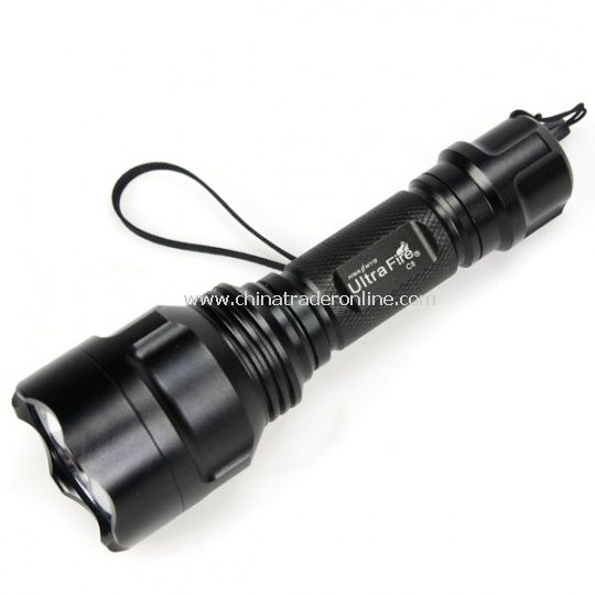 UltraFire C8 210 lumens CREE Q5 LED Flashlight 1-mode 1X18650/2X16340（battery excluded） from China