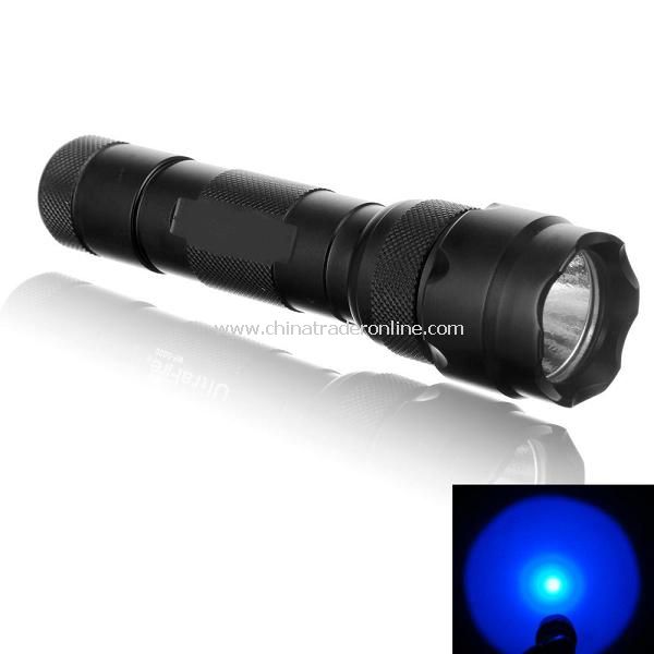 UltraFire WF-502B CREE Blue Light LED Flashlight Torch Signal Lamp Light 1X18650(Battery Excluded) from China