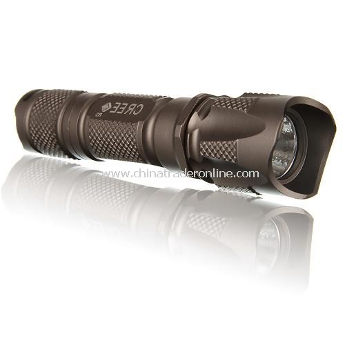 UniqueFire M10 XP-E R2 LED 1 Mode 235 Lumens Flashlight 1xAA/14500 Gray(battery excluded)