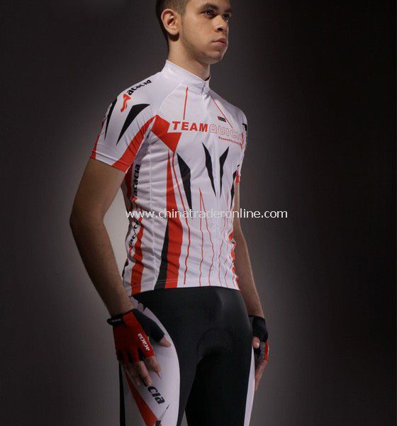 Mens bike clothing / short-sleeved jersey suits set