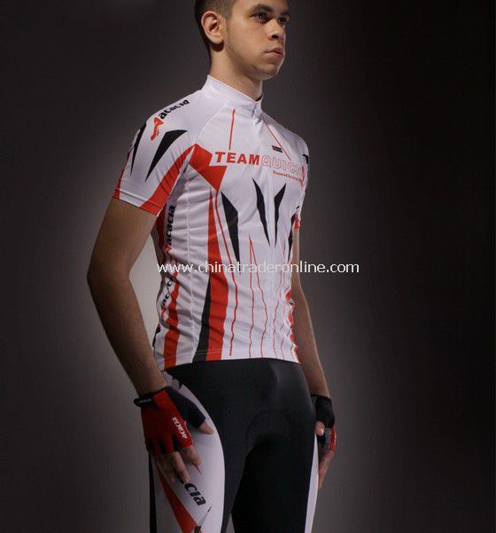 Mens bike clothing / short-sleeved jersey suits set from China