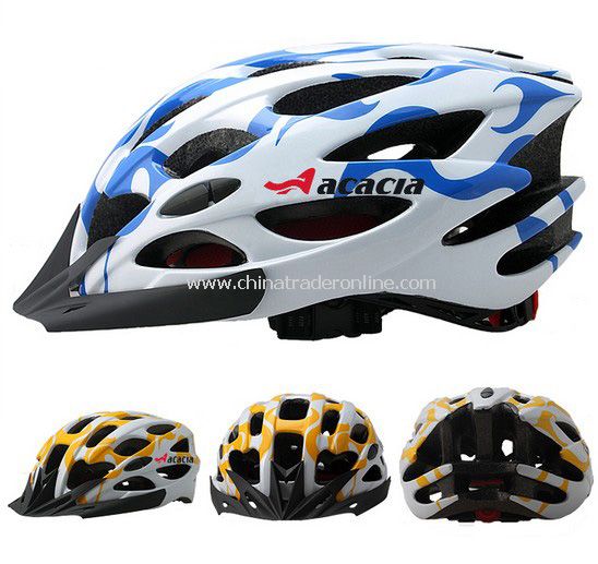 2012 NEW Cycling BMX BICYCLE HERO BIKE blue HELMET With Visor from China