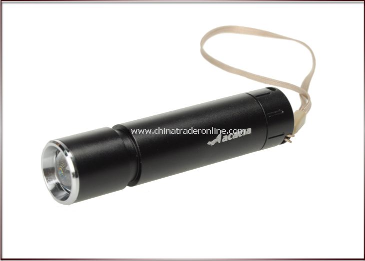 Chargeable LED Flashlight Torch + Bike Mount Kit