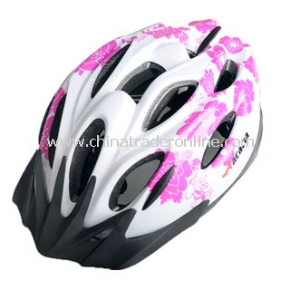 NEW Cycling Bicycle MERIDA Adult Mens Bike Helmet purple with Visor